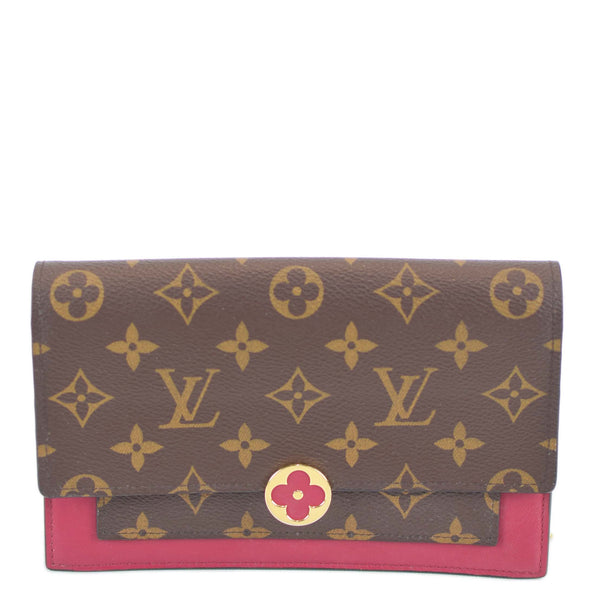Louis Vuitton Fuchsia Monogram Canvas Flore Chain Wallet Bag - Yoogi's  Closet