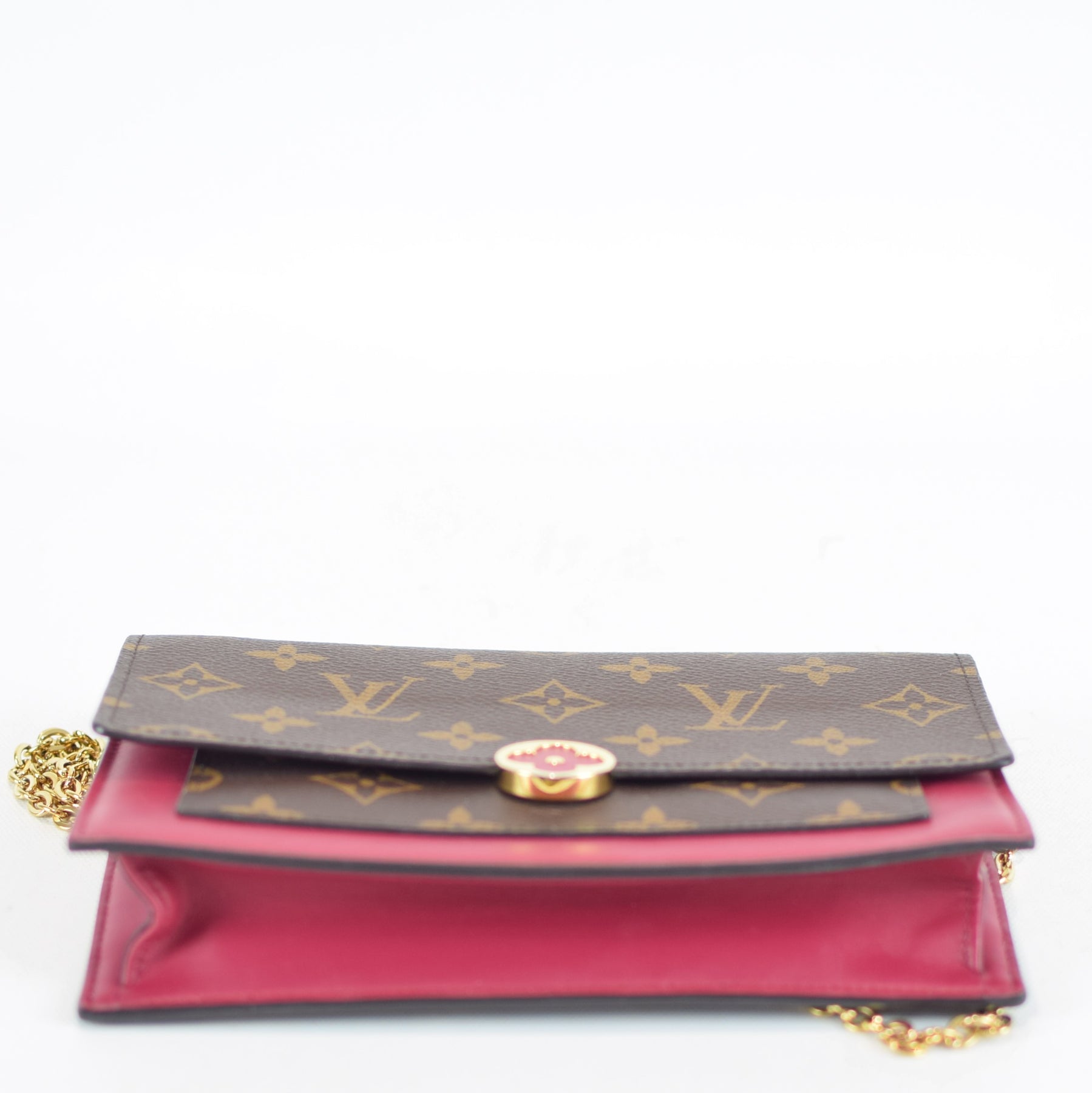 Louis Vuitton Monogram Flore Wallet On Chain (SHG-35991) – LuxeDH
