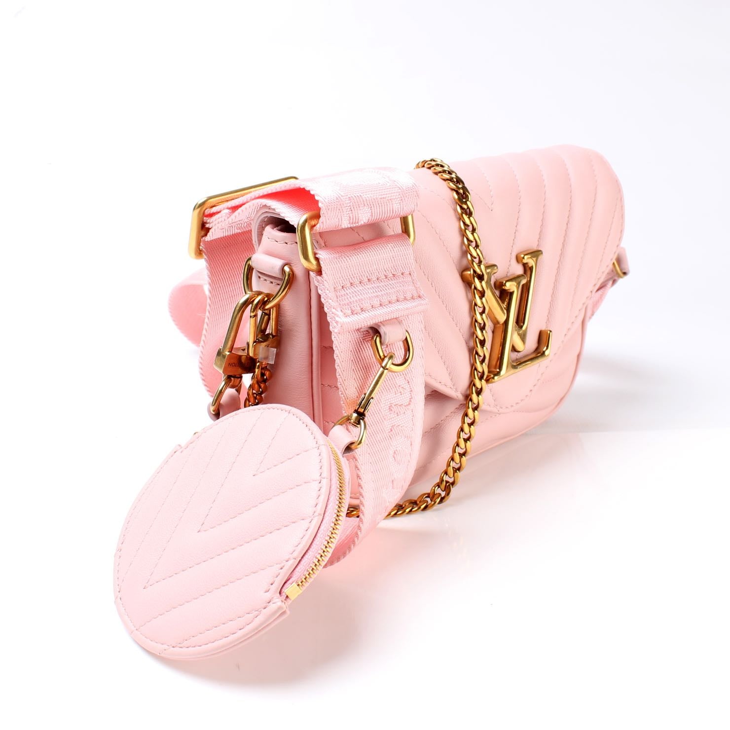 Louis Vuitton Pink New Wave Multi-Pochette L
