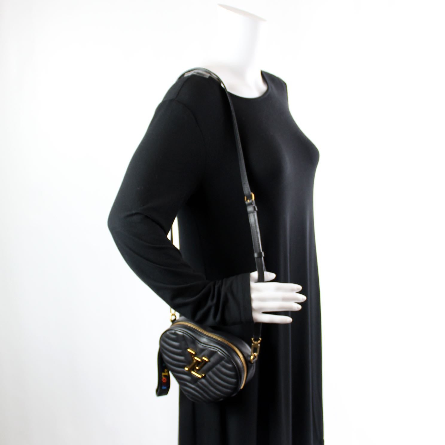 Louis Vuitton New Wave Heart Bag in Black Handbag - Authentic Pre-Owned Designer Handbags