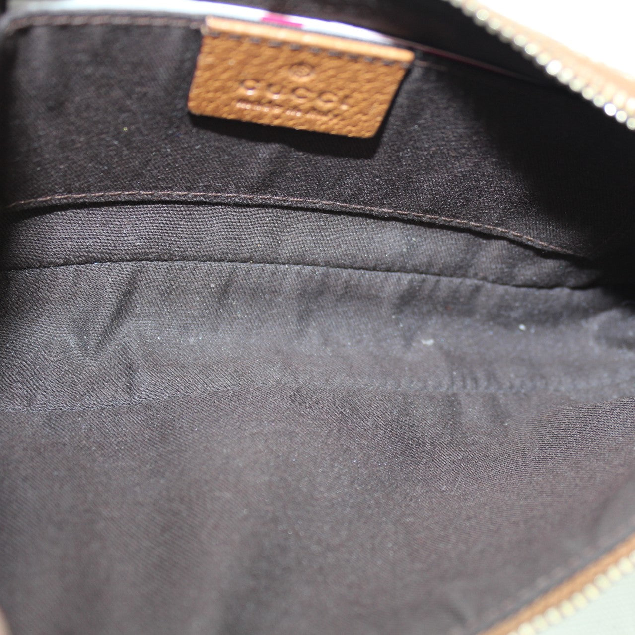 120940 Studded Canvas Pochette – Keeks Designer Handbags