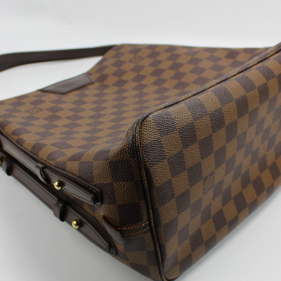 Louis Vuitton Hand Bag Cabas Rivington Damier Ebene Tote W/added