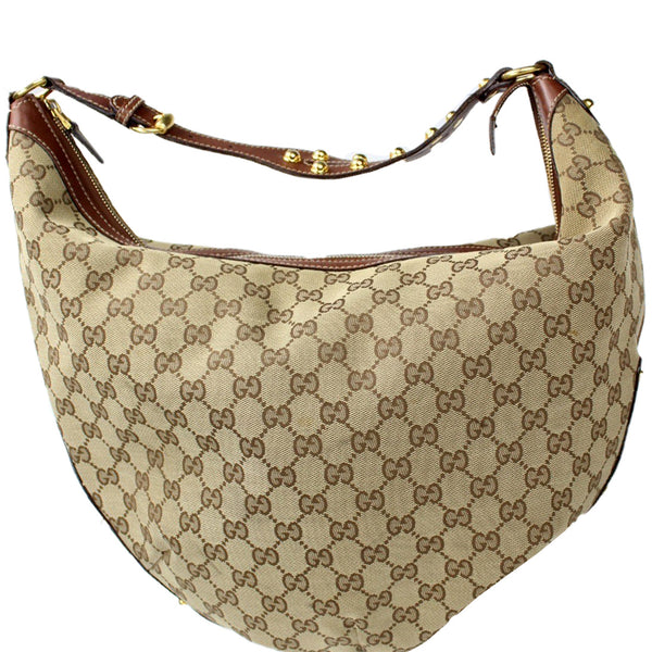 Gucci GG Canvas Hobo Bag (SHG-pRggC6) – LuxeDH