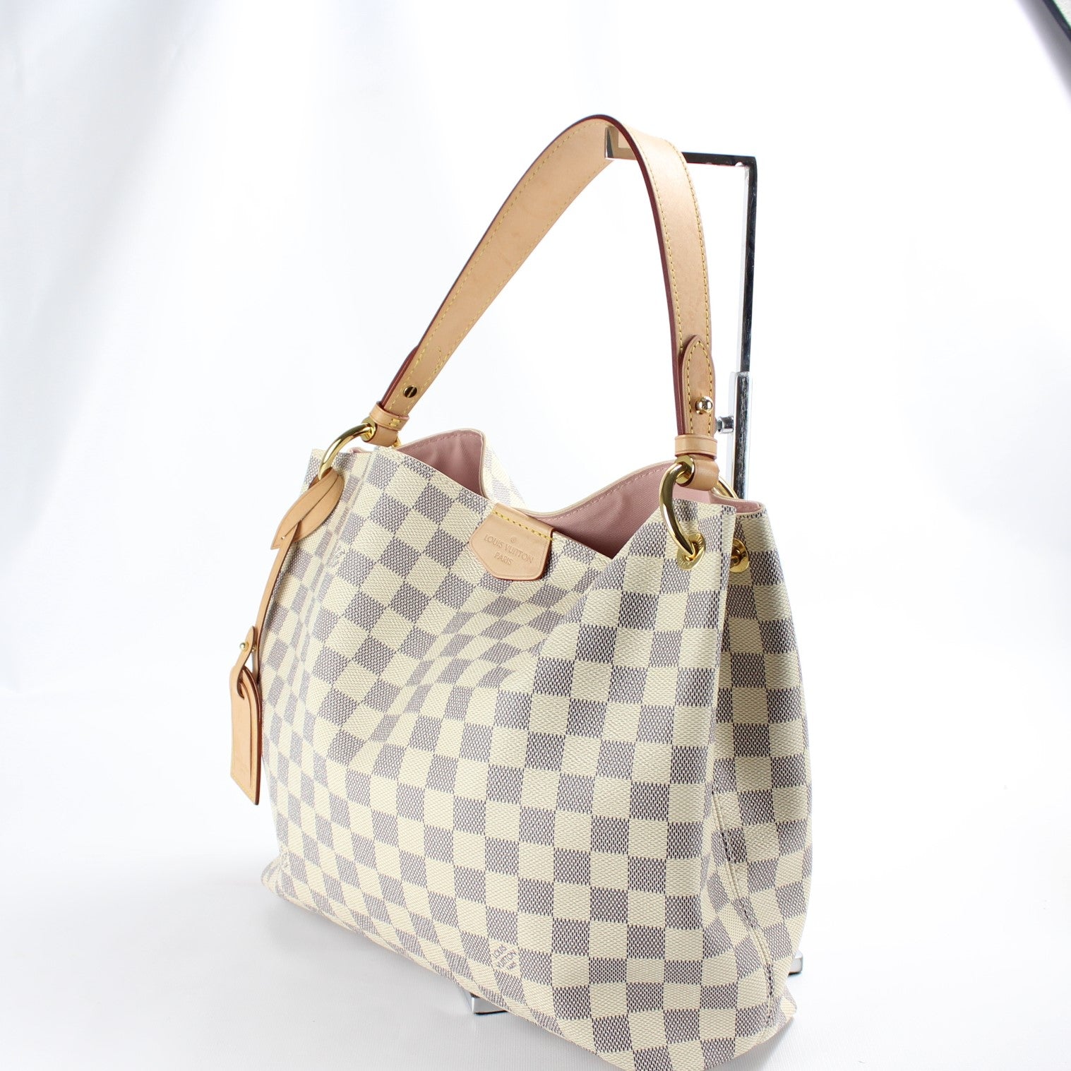 Graceful PM Damier Azur – Keeks Designer Handbags