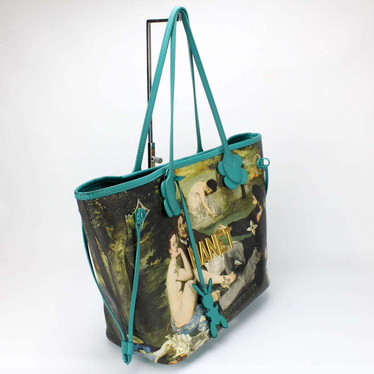 Neverfull MM w/ Pouch 'Spring in the City' Giant Monogram – Keeks Designer  Handbags