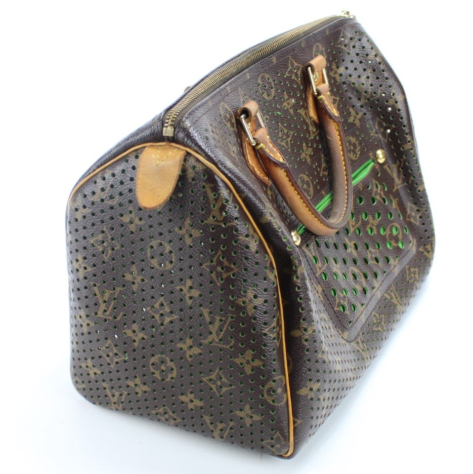 Louis Vuitton 2006 pre-owned perforated Speedy 30 tote bag - ShopStyle