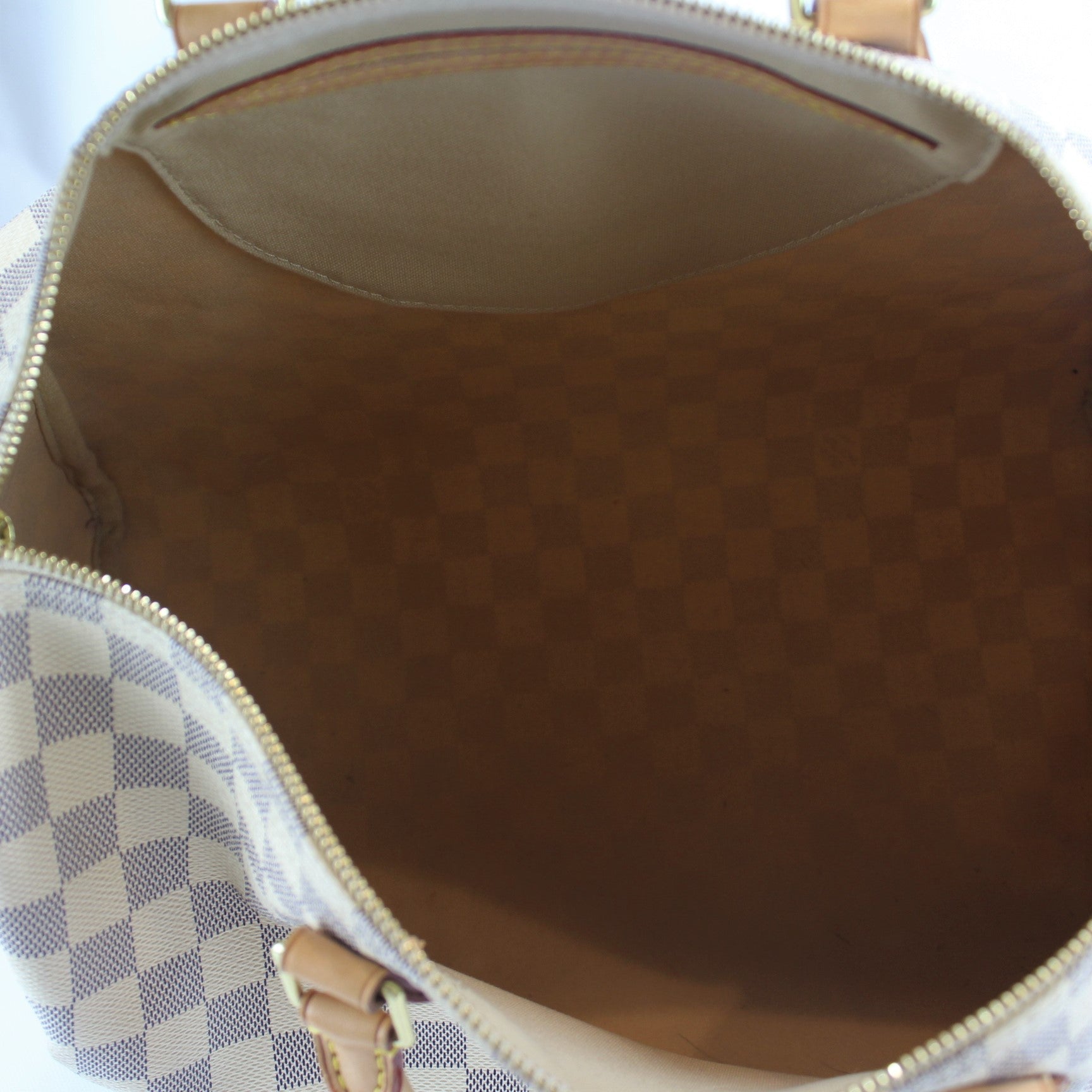 LOUIS VUITTON Speedy 35 Damier Azur Bandouliere Shoulder Bag - 20% Off