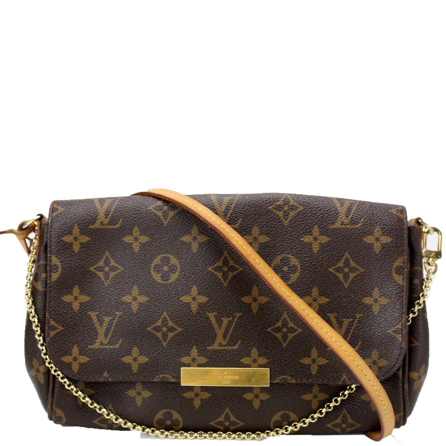 Louis Vuitton Favorite MM Monogram Leather Crossbody Shoulder Bag