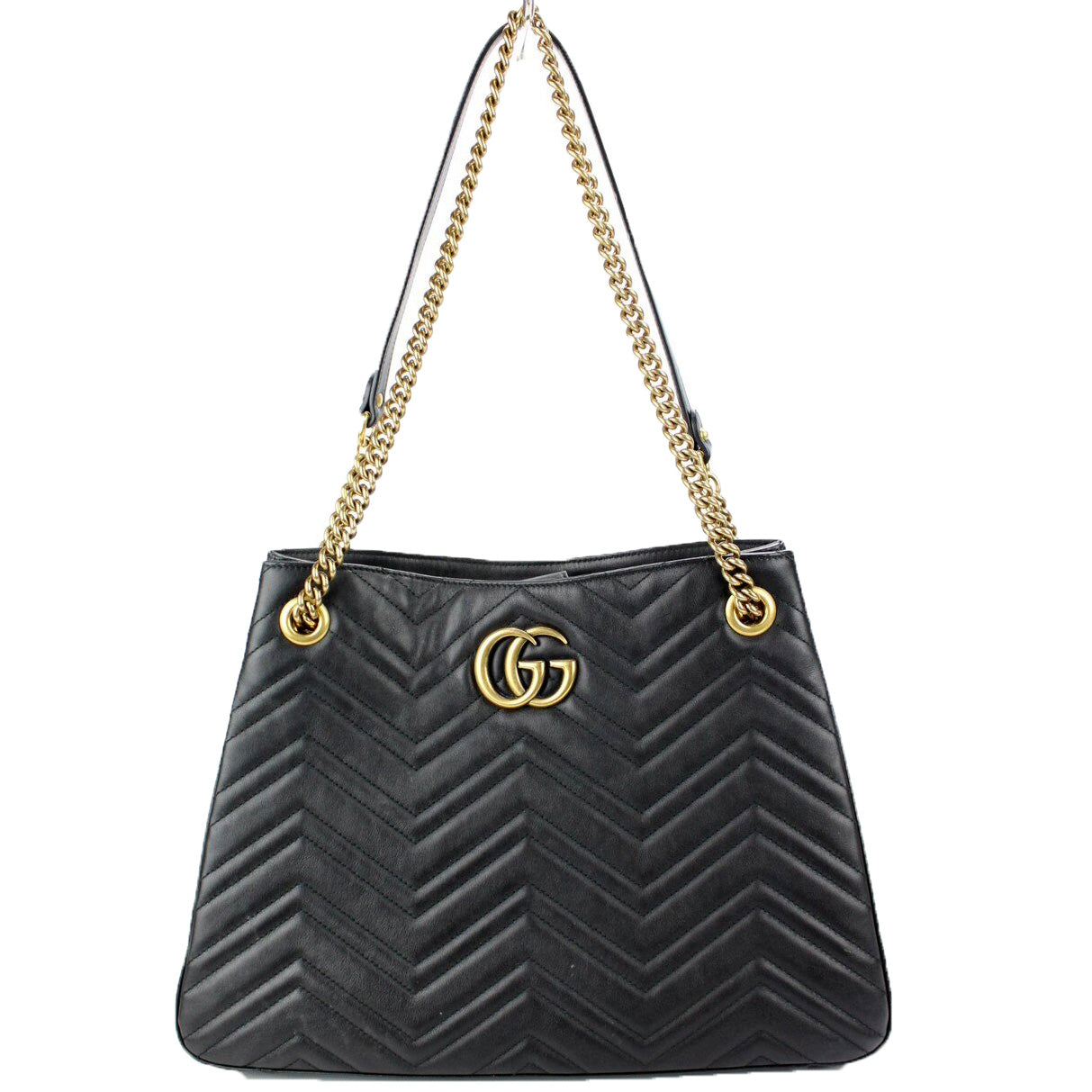 GUCCI GG Marmont Metelasse Medium Quilted Leather Shoulder Bag 453569-US
