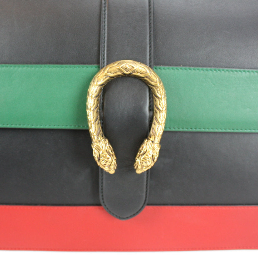 421999 Dionysus Leather Top Handle Bag