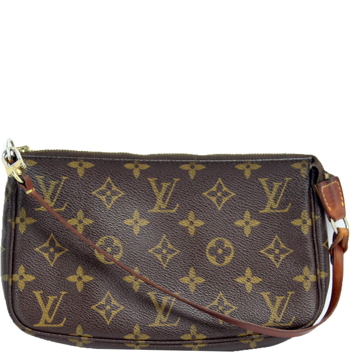 Louis Vuitton, Bags, Auth Louis Vuitton Pochette Monogram Hand Bag