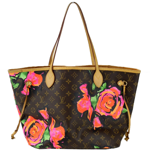  Louis Vuitton, Pre-Loved Stephen Sprouse x Louis Vuitton  Monogram Canvas Roses Neverfull MM, Brown : Luxury Stores