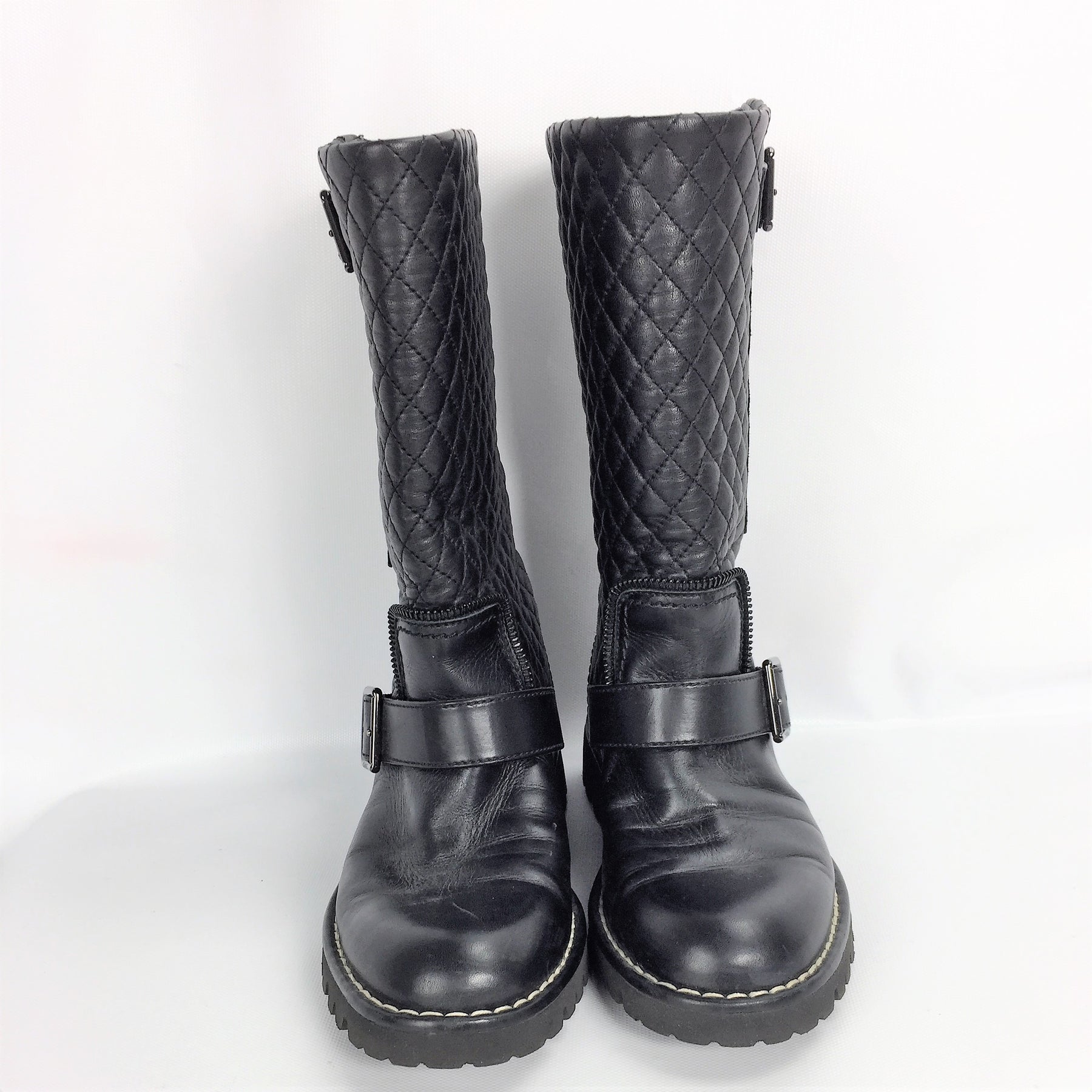 Chanel Mid Calf Boots