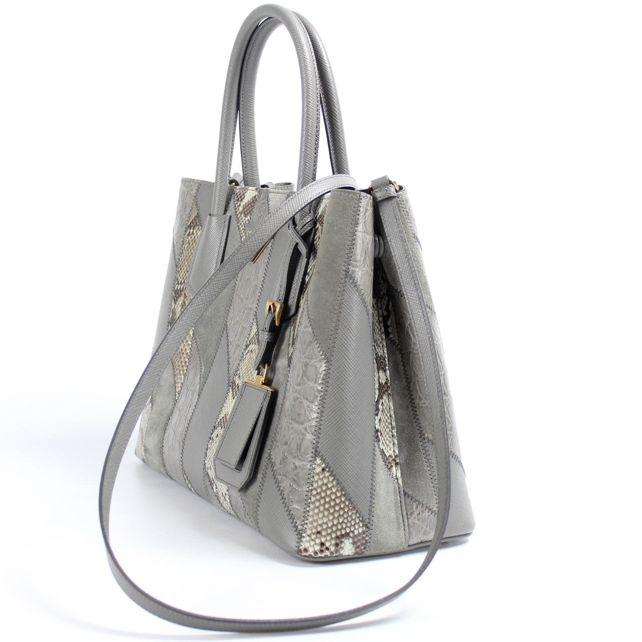 Prada Double bag Python