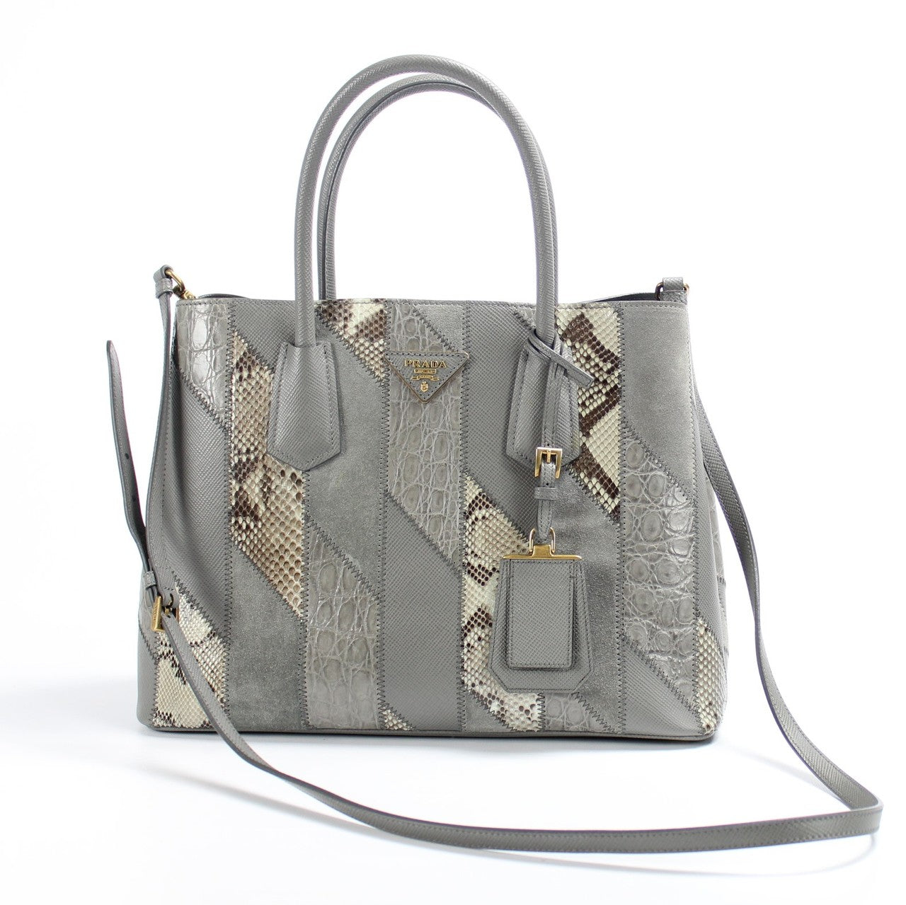 Prada Double bag Python