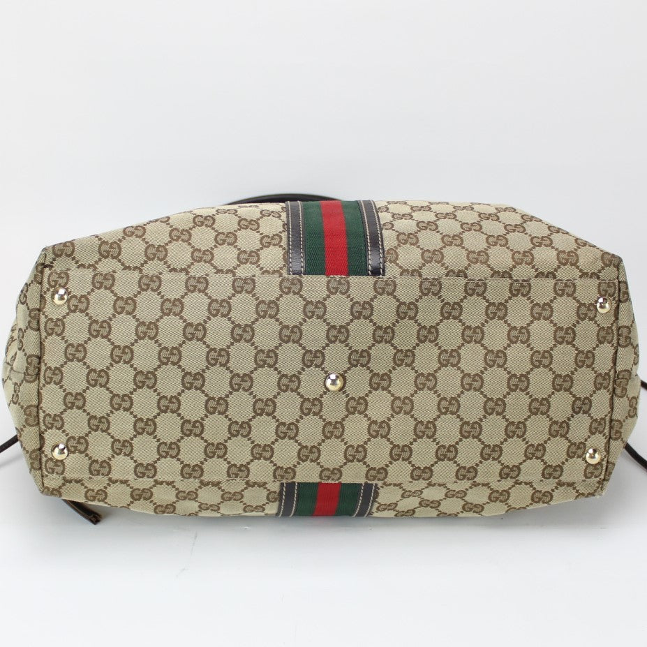GUCCI トートバッグ 232969 GG Web Tassel Tote (PL1)
